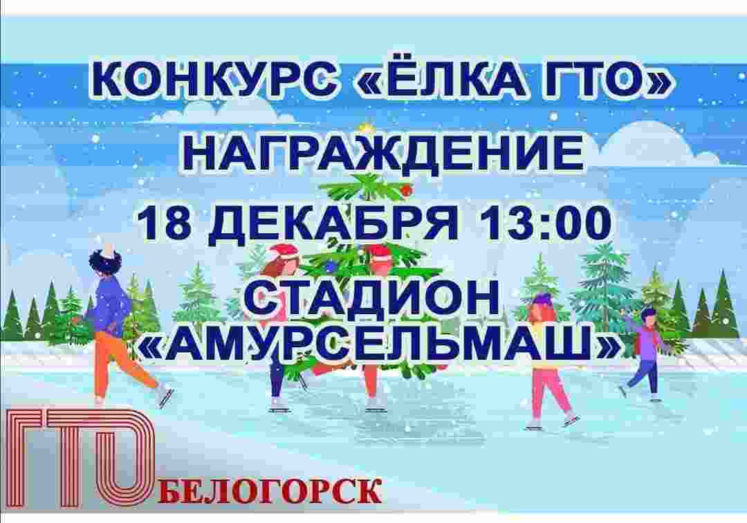 Победителей и участников конкурса «Ёлка ГТО» наградят на «Хрустальном льду» .