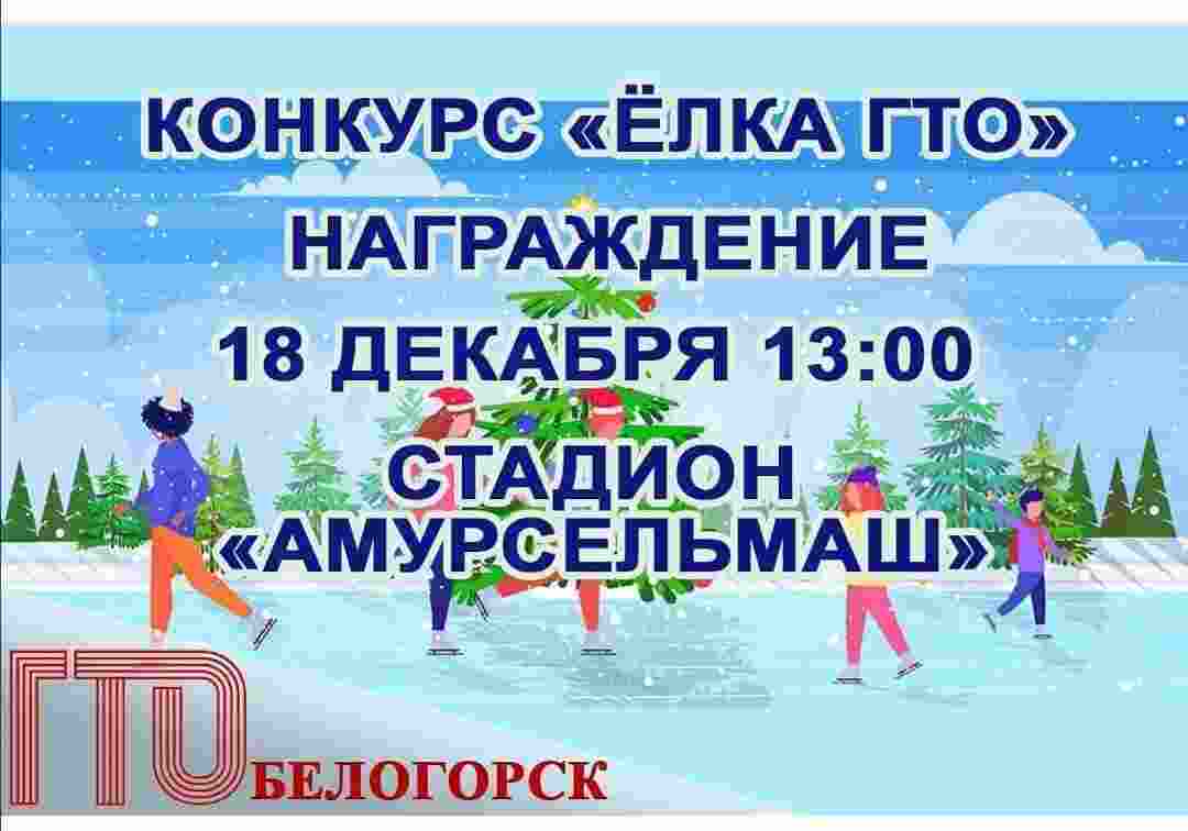 Победителей и участников конкурса &laquo;Ёлка ГТО&raquo; наградят на &laquo;Хрустальном льду&raquo; .