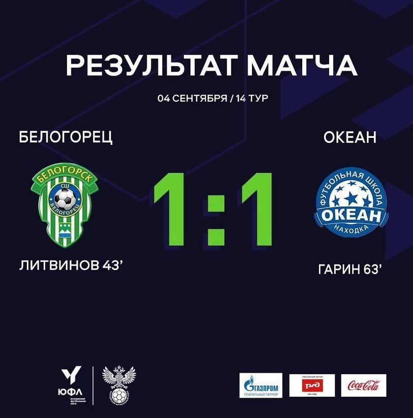 ДАЛЬНЕВОСТОЧНАЯ ЮНОШЕСКАЯ ФУТБОЛЬНАЯ ЛИГА